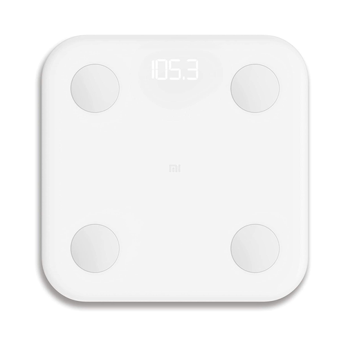 ميزان شاومي الذكي لقياس الوزن والدهون MI Body Composition Scale 2 White