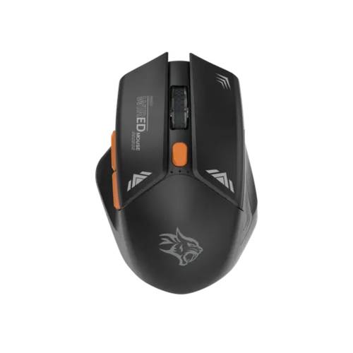 ماوس ألعاب تردد 2.4 غيغا أسود بورودو Porodo Gaming 2in1 2.4G Wireless Mouse DPI 1600 - Black