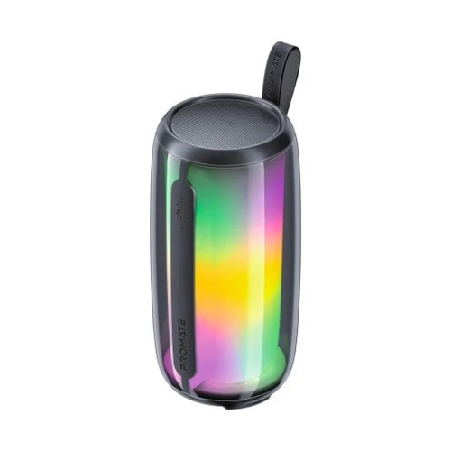 بروميت تجربة صوتية وإضاءة مدهشة مع مكبر الصوت LumiTower® True Wireless HD. يتميز بقوة 8 واط وإضاءة LED بألوان قوس قزح،