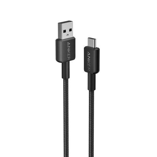 سلك انكر USB الى تايب سي 0.9 متر - اسود
