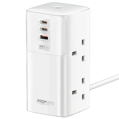 بروميت محطه شحن بقوه 70W  تيار متردد ومتعدد المنافذ  7  في 1