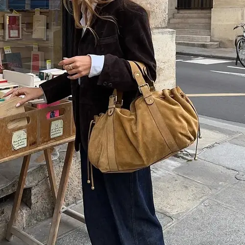 جديد خمر سعة كبيرة حقائب كتف المرأة ريترو برشام سيدة حقائب حمل حقيبة فاخرة لينة بولي Leather حقيبة جلدية كروسبودي