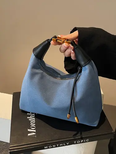 حقيبة رسول متجمد الرجعية للنساء ، حقيبة نصف القمر ، شعبية ومحمولة ، الخريف والشتاء ، جديدة ،