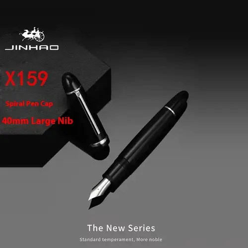 JinHao X159 الأعمال إيريديوم القلم 40 مللي متر كبير حاد قلم حبر ، للمكتب ، التوقيع ، ممارسة الخط ، هدايا التخرج