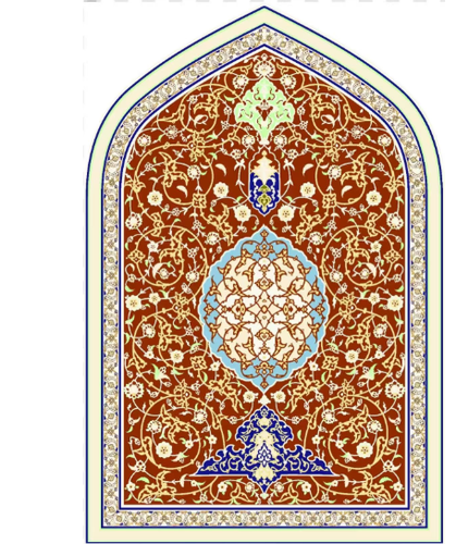سجادة صلاة اصفر 120*80سم