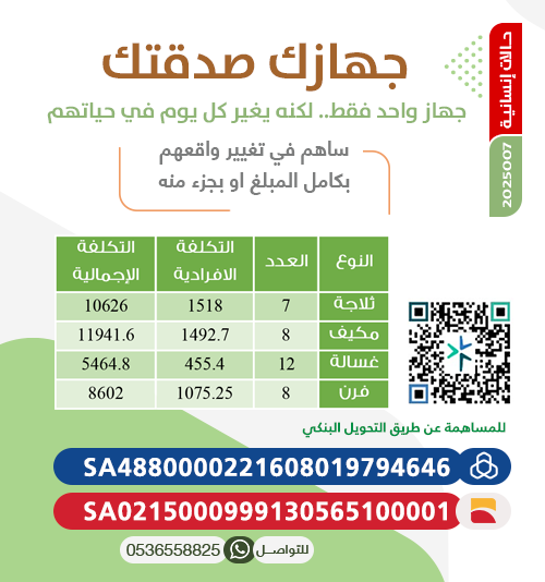 جهازك صدقتك
