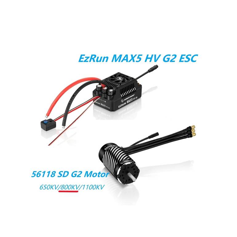 Hobbywing EZRUN MAX5 HV G2 800KV 250A Combo SET