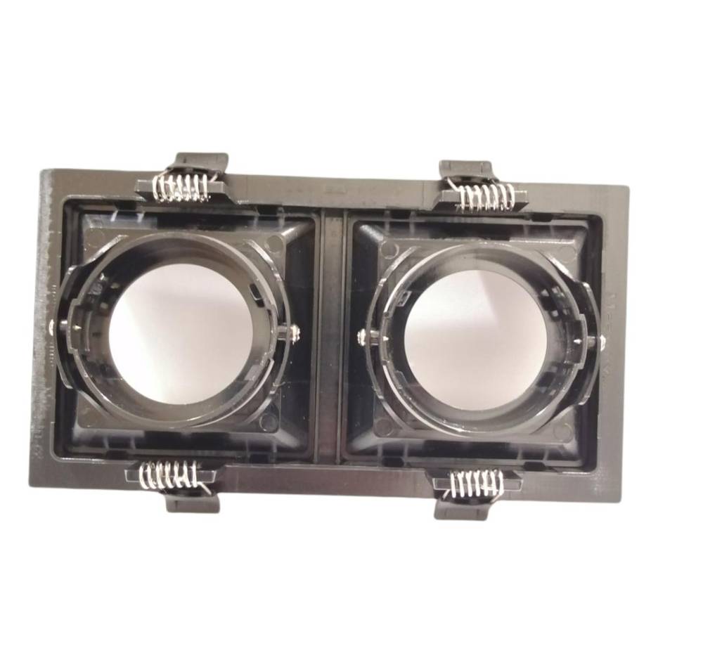 سبوت لايت فريم مانع التوهج مربع مجوز اسود كامل MG-061S-2