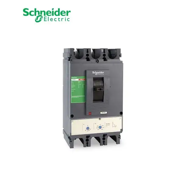شنايدر - قاطع رئيسي 630 أمبير - EasyPact CVS630N, 50kA at 415 VAC, 630 A ETS 2.3 electronic trip unit, 3P 3d