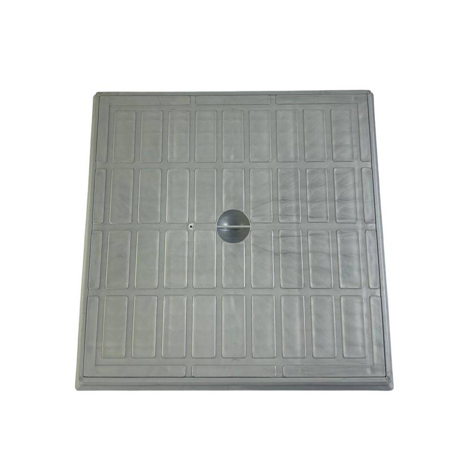 غطاء تفتيش بلاستيك 30×30 رمادي
