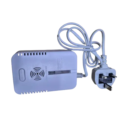 كاشف غاز يعمل على البطارية و الكهرباء يطلق صافرة أنذار عند استشعار أي تسريب غاز Gas Detector