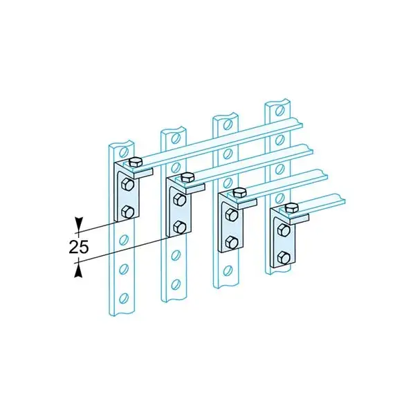 شنايدر - إكسسوار لوحة خدمة - 4 COPPER ANGLE BRACKETS 250A