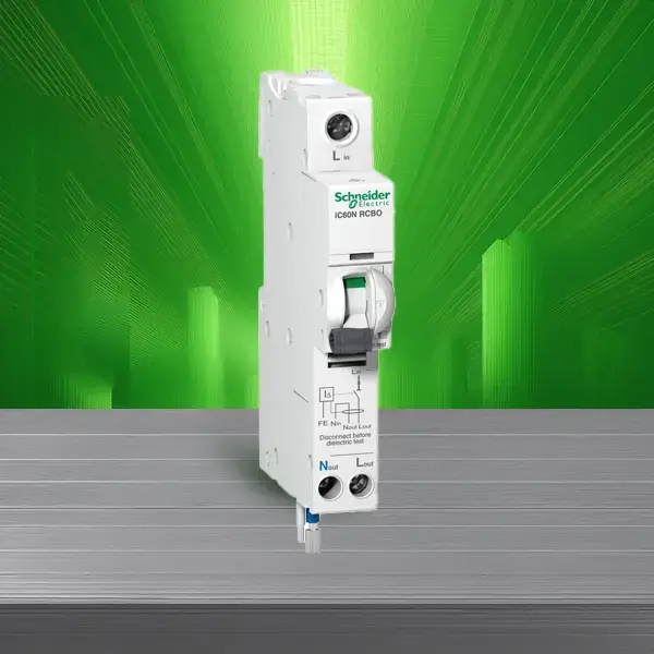 شنايدر - قاطع حماية من التسريب الأرضي - Acti9 iC60N, Earth Leakage, 1P + N, C Curve, 32A, 30mA, 240 V