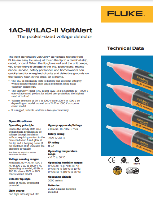 فلوك - جهاز إختبار الجهد - 1AC
