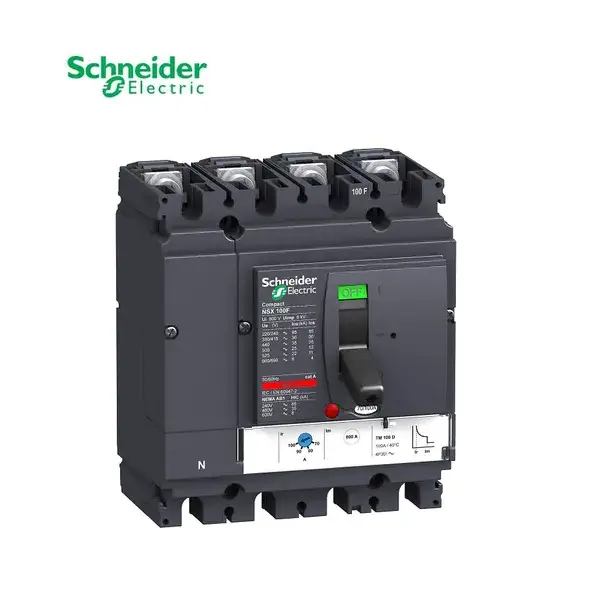 شنايدر - قاطع رئيسي 16 أمبير - ComPact NSX100F, 36 kA at 415 VAC, TMD Trip Unit 16A, 4P 4d