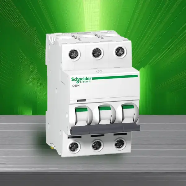 شنايدر - قاطع فرعي 3 خط - 20 أمبير - Acti9 iC60N, 3P, 20A, C Curve