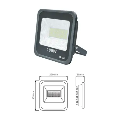 كشاف خارجي 100 وات SMD إضاءة صفراء
