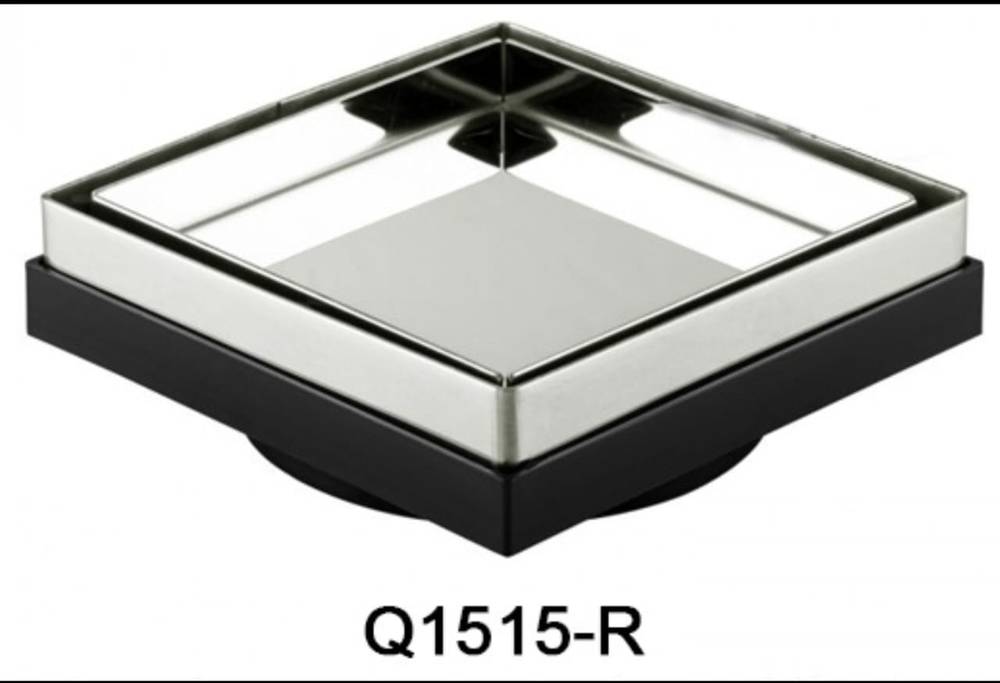 صفاية كروم  15X15بلاط مع رداد بلاستيك  ايطالي 