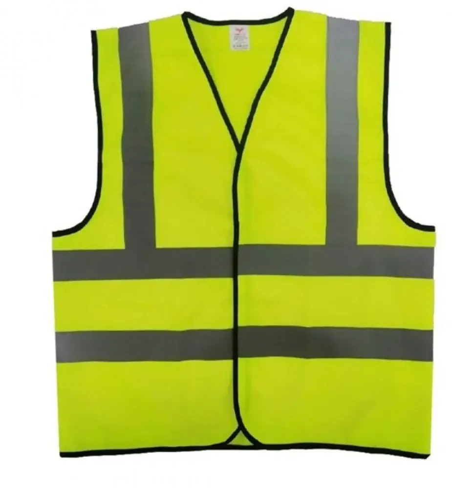 سترة سلامة بدون جيوب 120 جرام مع 4 عواكس