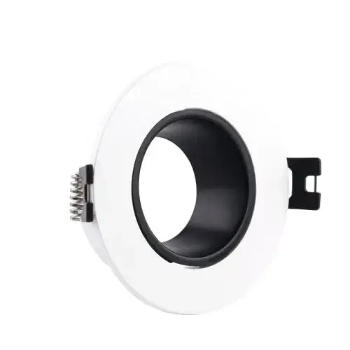 إطار دائري بلاستك مفرد متحرك 7 سم ابيض واسود مقاس 90x29mm