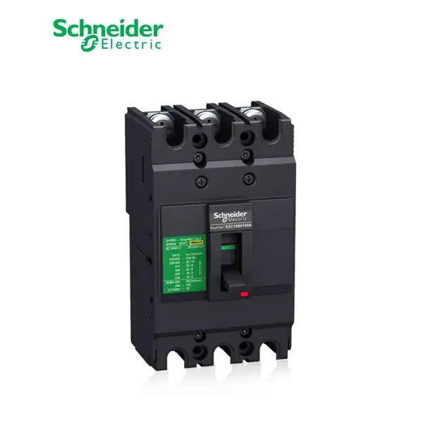 شنايدر - قاطع رئيسي 60 أمبير - EasyPact EZC100F, 3P, 60A, 10kA 400/415V, TMD Trip Unit