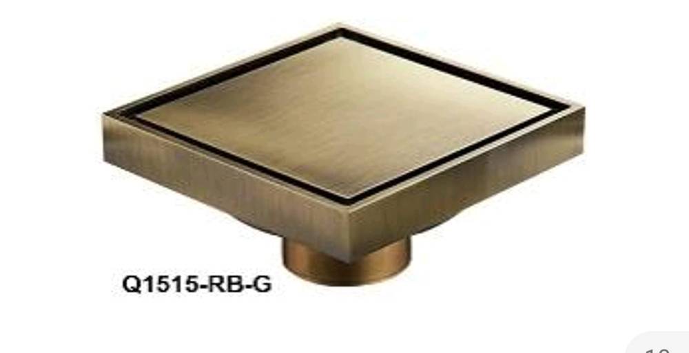 صفاية كروم  15X15بلاط لون ذهبي مع رداد نحاس   ايطالي 