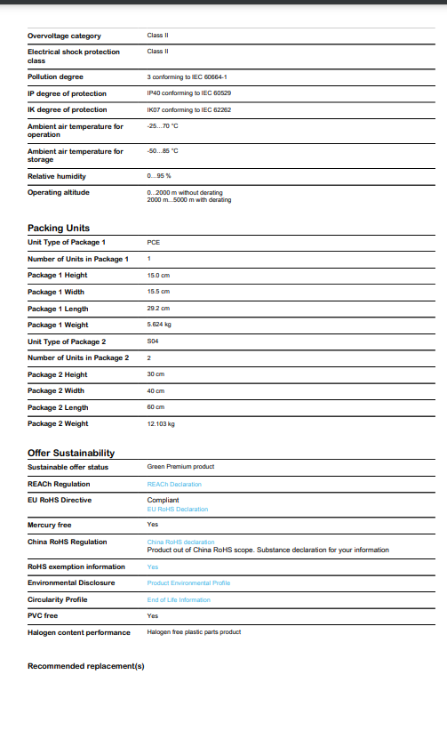 شنايدر - قاطع 400 أمبير - 3 خط - NSX400F, 36kA at 415VAC, MicroLogic 2.3 Trip Unit