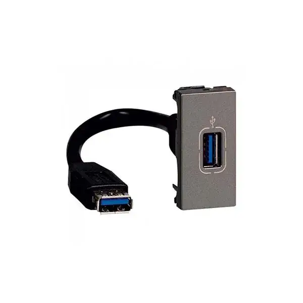 ليجراند - فيش USB 2.0 أرتيور- 1 موديول - مغنيسيوم