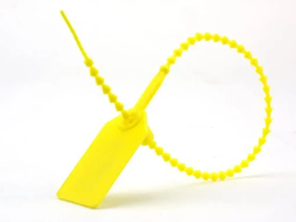 Yellow Tamper Seals، سيل طفاية اصفر، ربطة كبلية لمطفأة الحريق