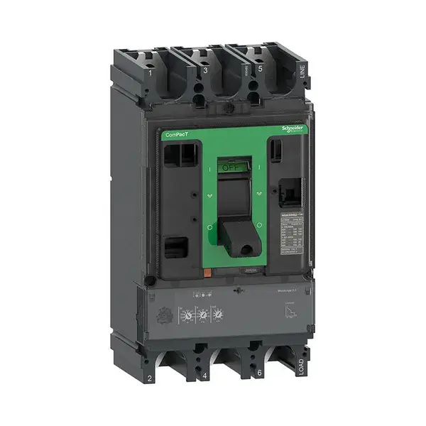 شنايدر - قاطع 250 أمبير - 3 خط - NSX400N, 50kA at 415VAC, MicroLogic 2.3 Trip Unit