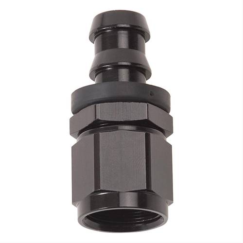 Fitting Hose End Twist-Lok Straight -8 AN Hose Barb to Female -8 AN