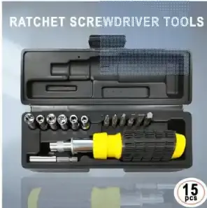 مفكات براغي قابلة للفصل 15 قطعه من M Tools