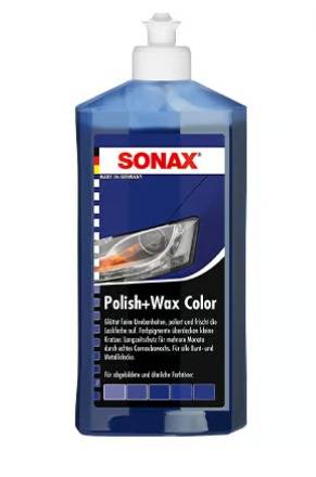 ملمع و شمع أزرق SONAX 