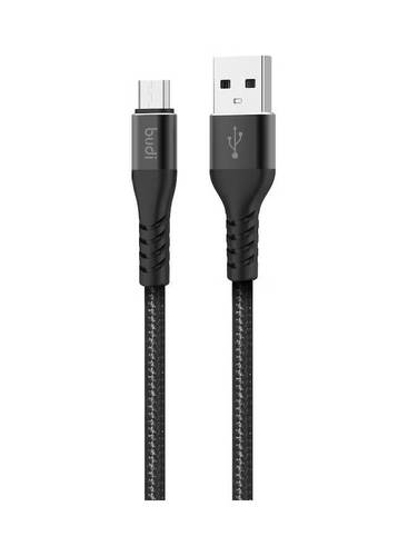 Budi Charger Cable For Android/Samsung Phones 2meter Black