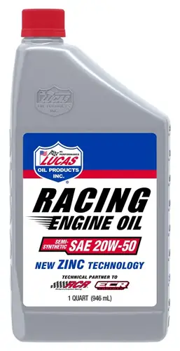 Lucas 20W50 Semi-Synthetic Racing Oil