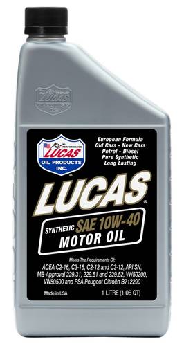Lucas 10W40 Synthetic Engine Oil