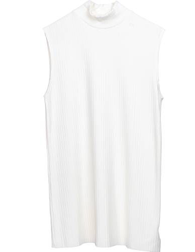 Women Top High-neck White