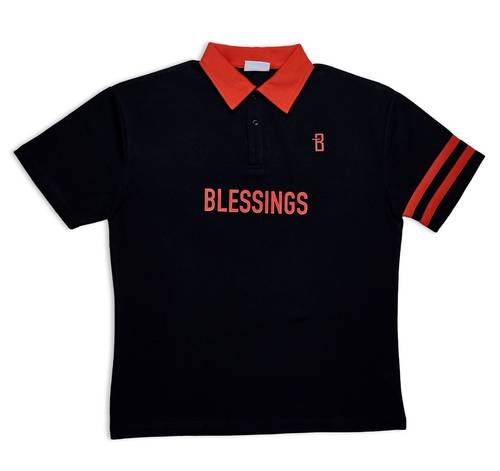  Polo T -Black/Orange