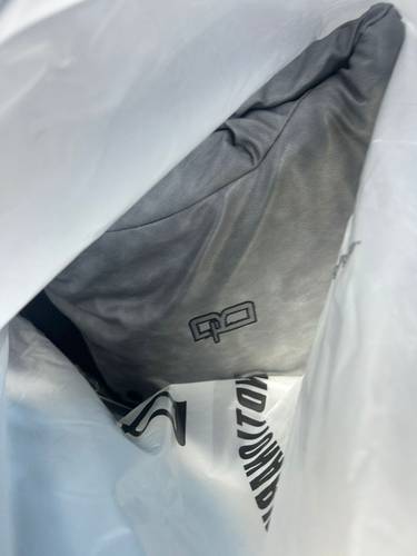GREY WAVE LEATHER JACKET