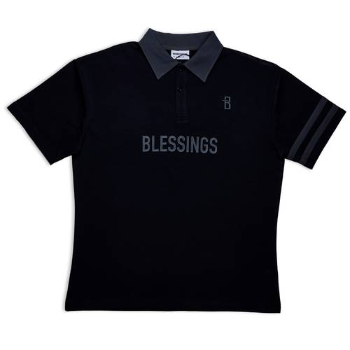  Polo T -Black/Grey