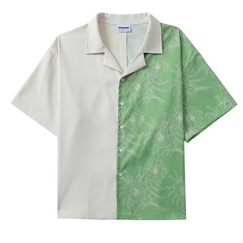 GREEN OFF-WHITE SHIRT