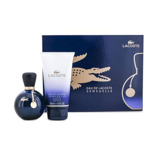 مجموعة عطر او دي لاكوست سنشوال من لاكوست للنساء - او دو بارفيوم - قطعتين