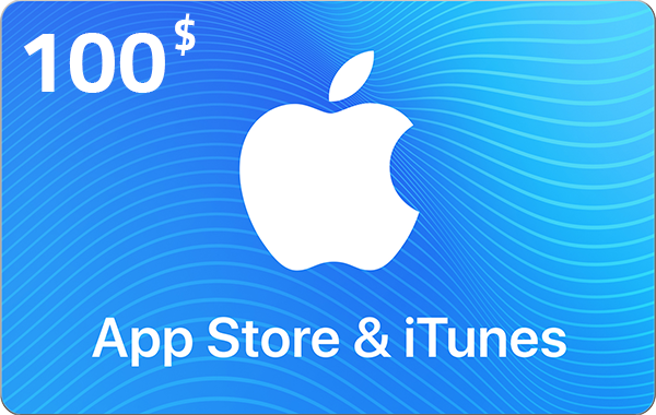 بطاقة ابل - 100 دولار أمريكي