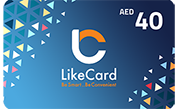 بطاقة هدايا لايك كارد 40 درهم اماراتي (حساب الاماراتي )