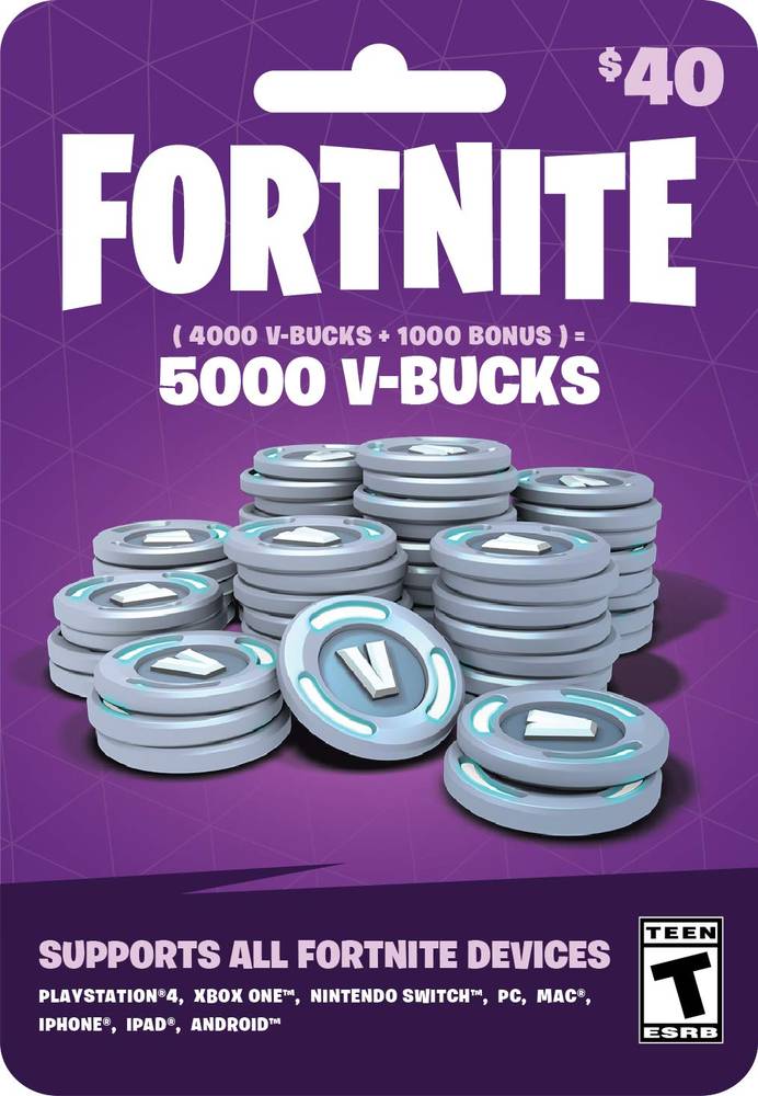 فورتنايت 40$-للحساب الأمريكي( PS4-X-One-Nintendo Switch)