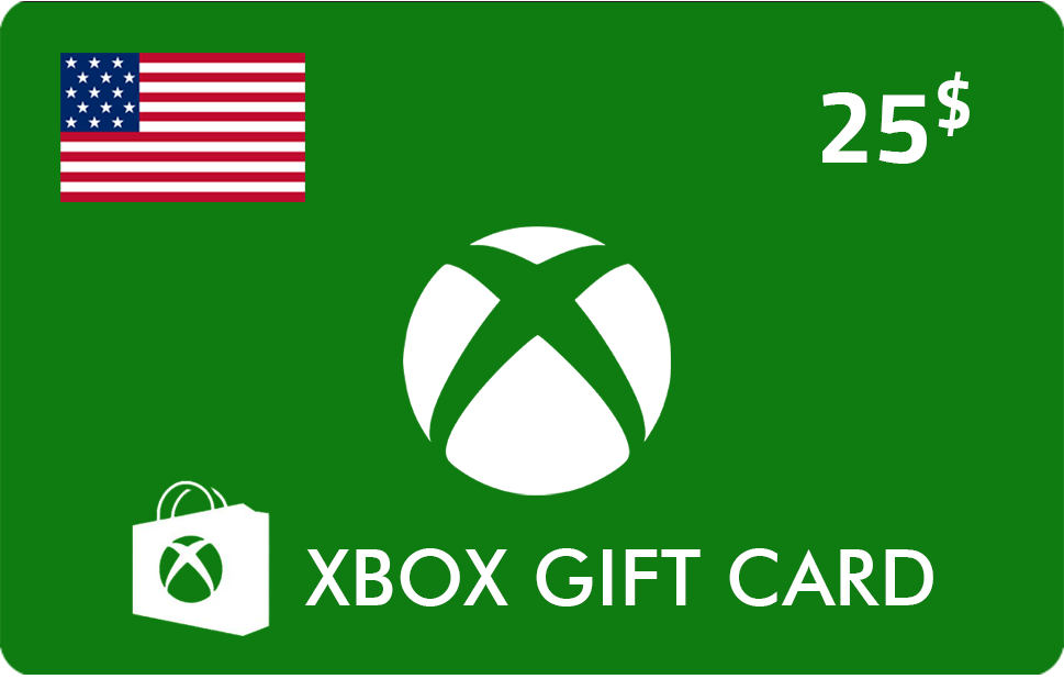 اكس بوكس 25$ أمريكي