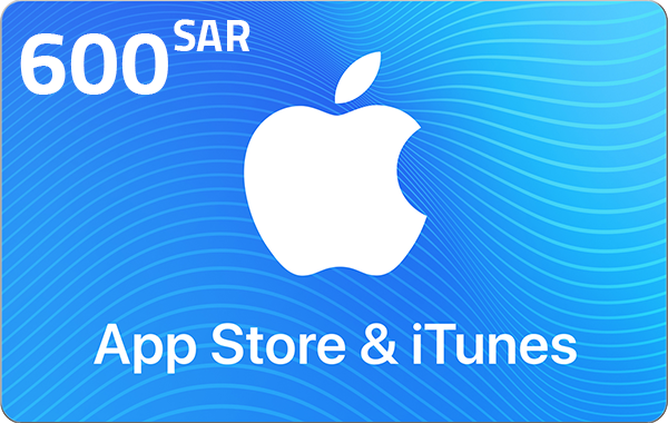 بطاقة ابل 600 ريال - للحساب السعودي