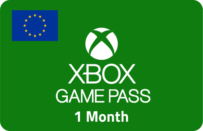 Xbox Game Pass Ultimate 1 Month - للحساب الاوروبي