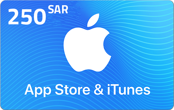 بطاقة ابل 250 ريال - للحساب السعودي
