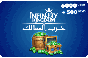 حرب الممالك 6000 + 500 جوهرة اضافية